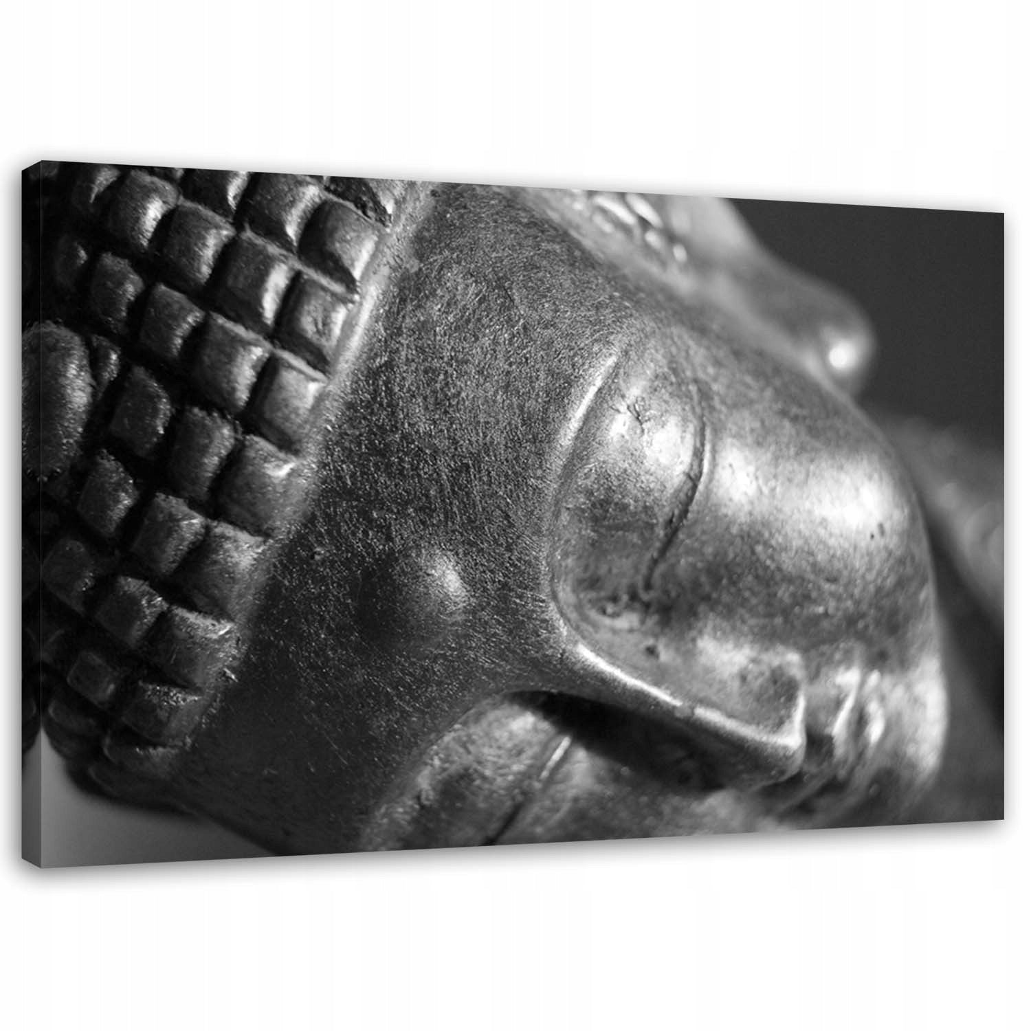 Reproduktion des Gesichts des schlafenden Buddha 