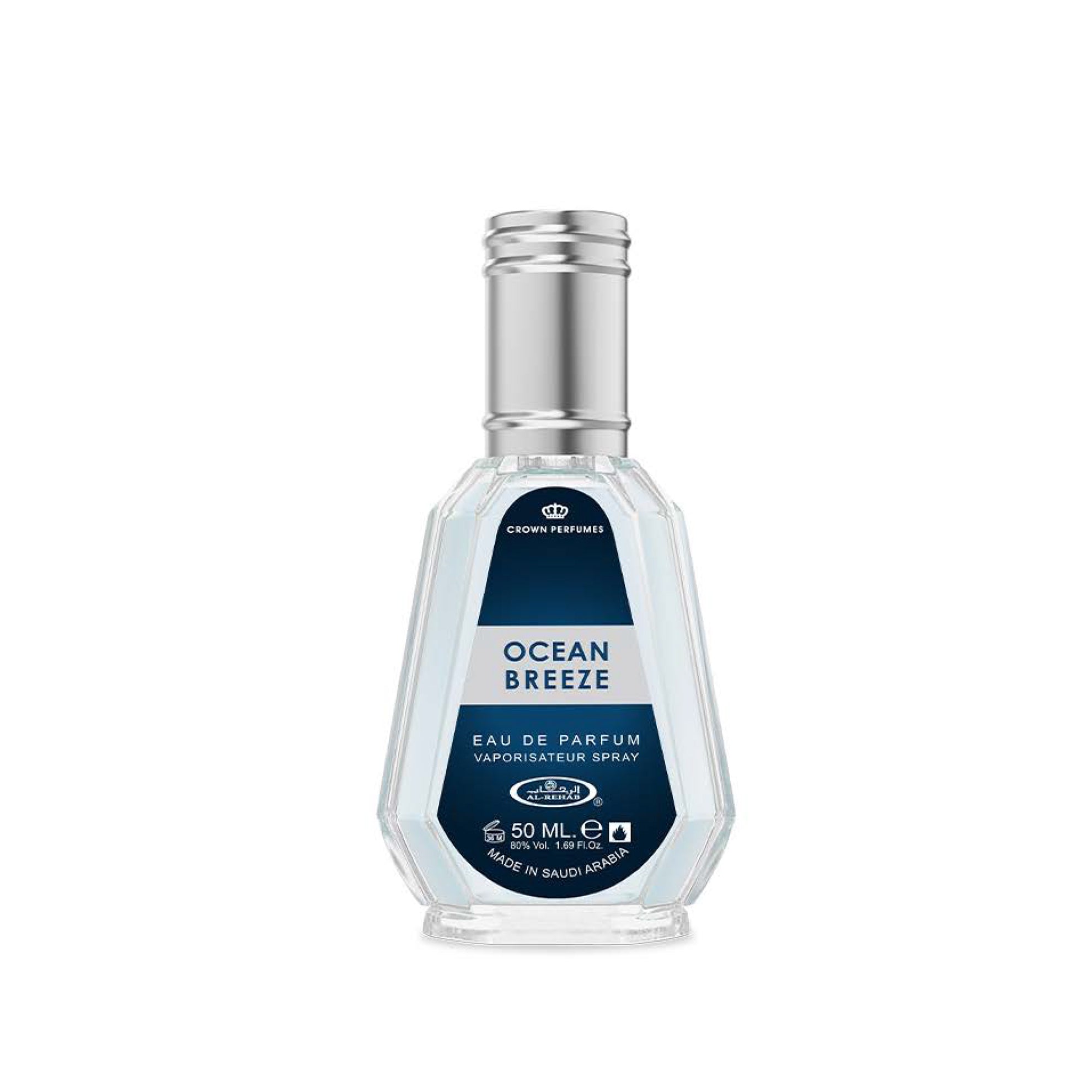 OCEAN BREEZE ARABIC PERFUME MALE CITRUS FRESH 50 ml AL REHAB EDP Manufacturer code 6281110001710
