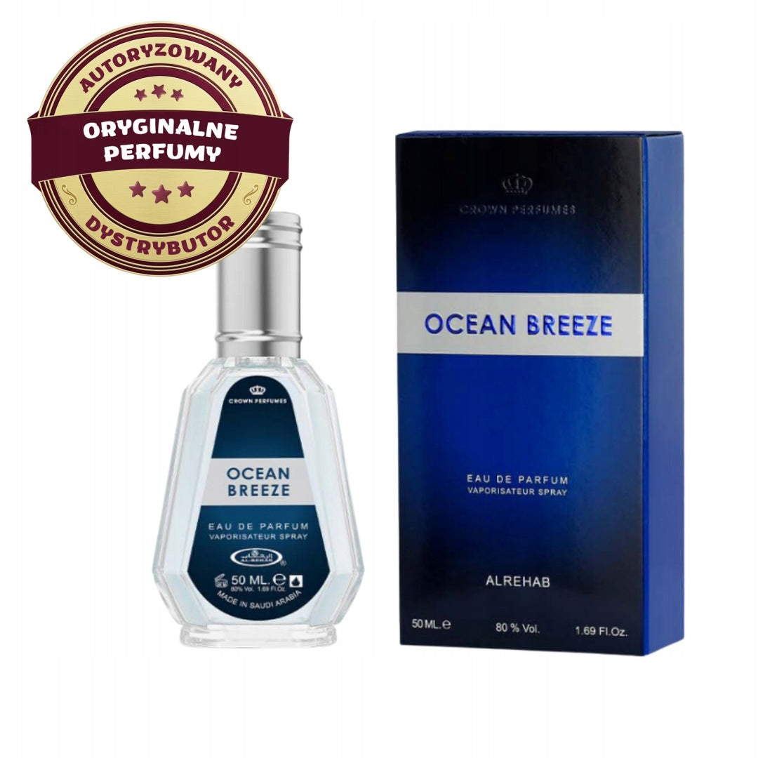 OCEAN BREEZE ARABIC PERFUME MALE CITRUS FRESH 50 ml AL REHAB EDP