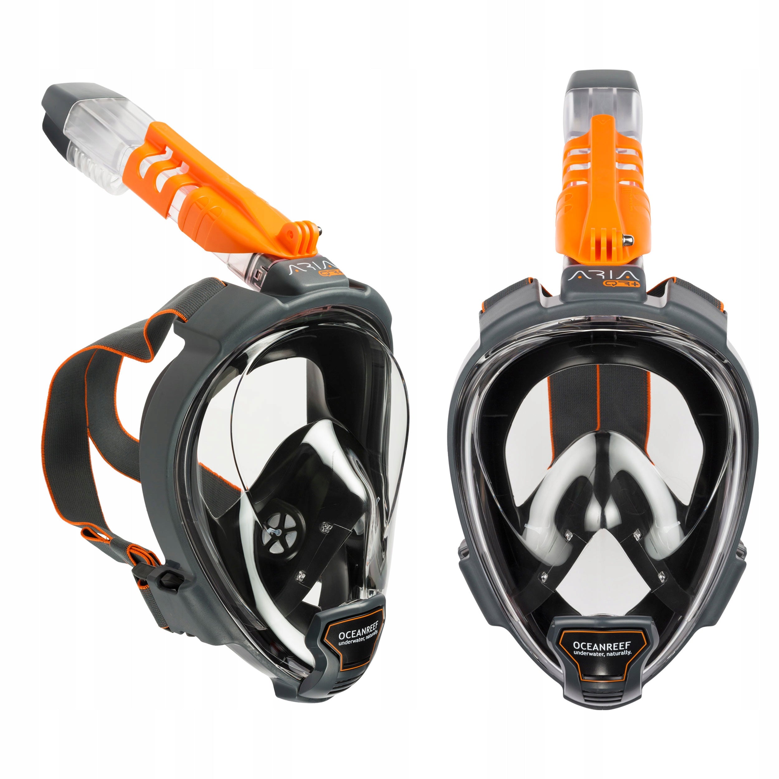 OCEAN REEF FULL FACE Dive MASK ARIA QR+ GoPro BLACK BK M/L + BOJKA Packaging status original