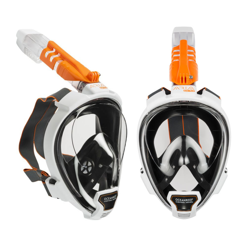 OCEAN REEF FULL FACE Dive MASK ARIA QR+ GoPro WHITE M/L + BUOY Packaging status original