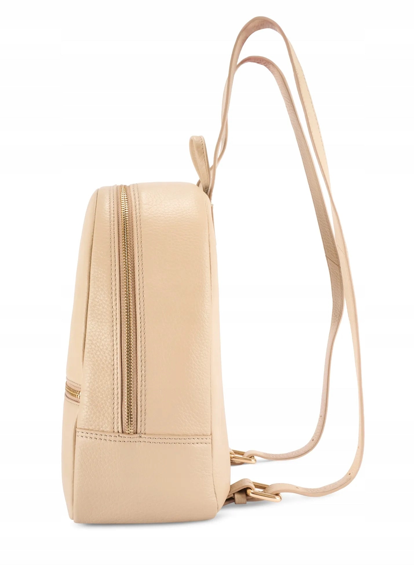 OCHNIK Beige leather women's backpack TORES-0898E-1B(W26) Gender woman