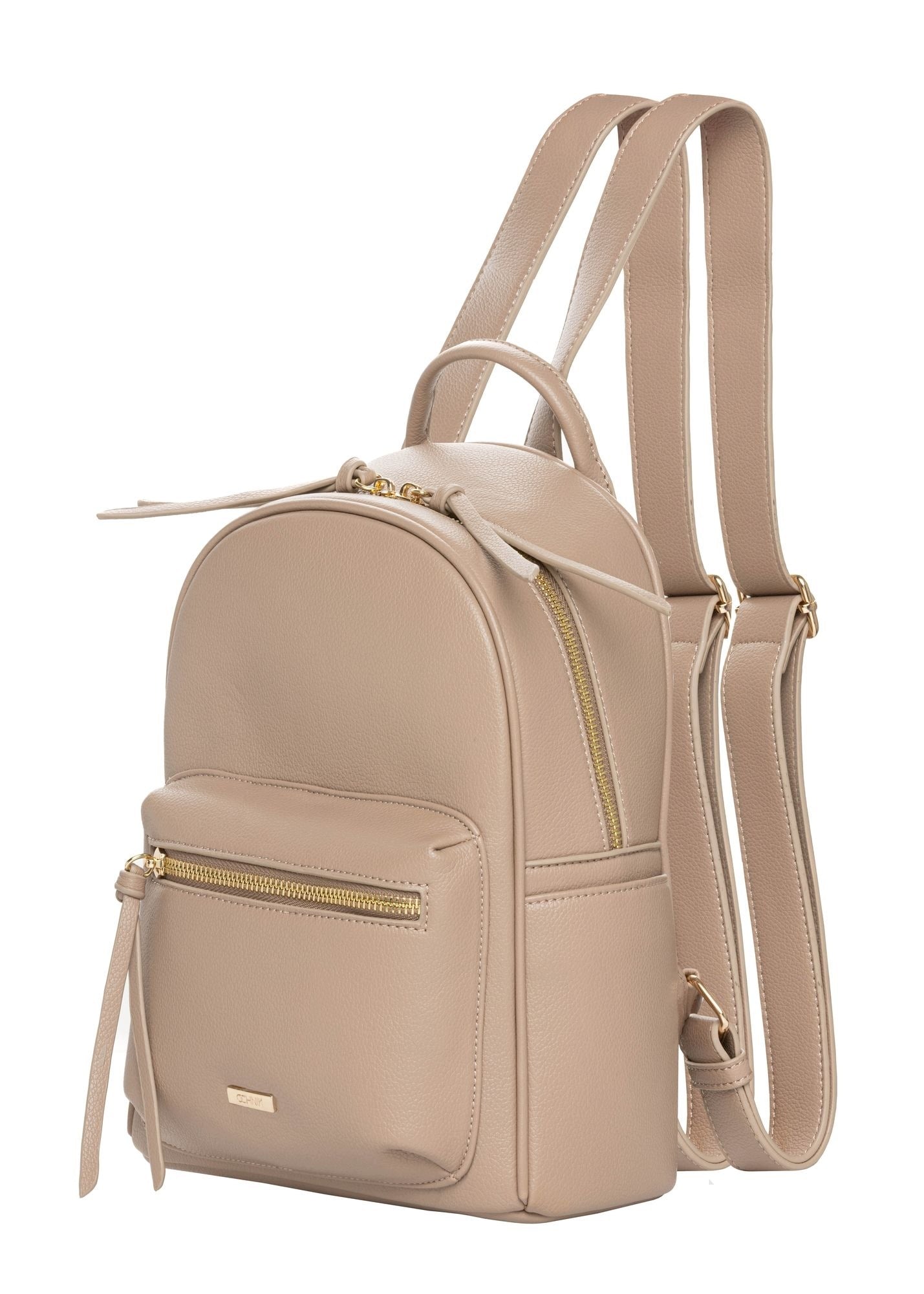 OCHNIK Beige small women's backpack TOREC-1256-1B(Z26) Brand OCHNIK