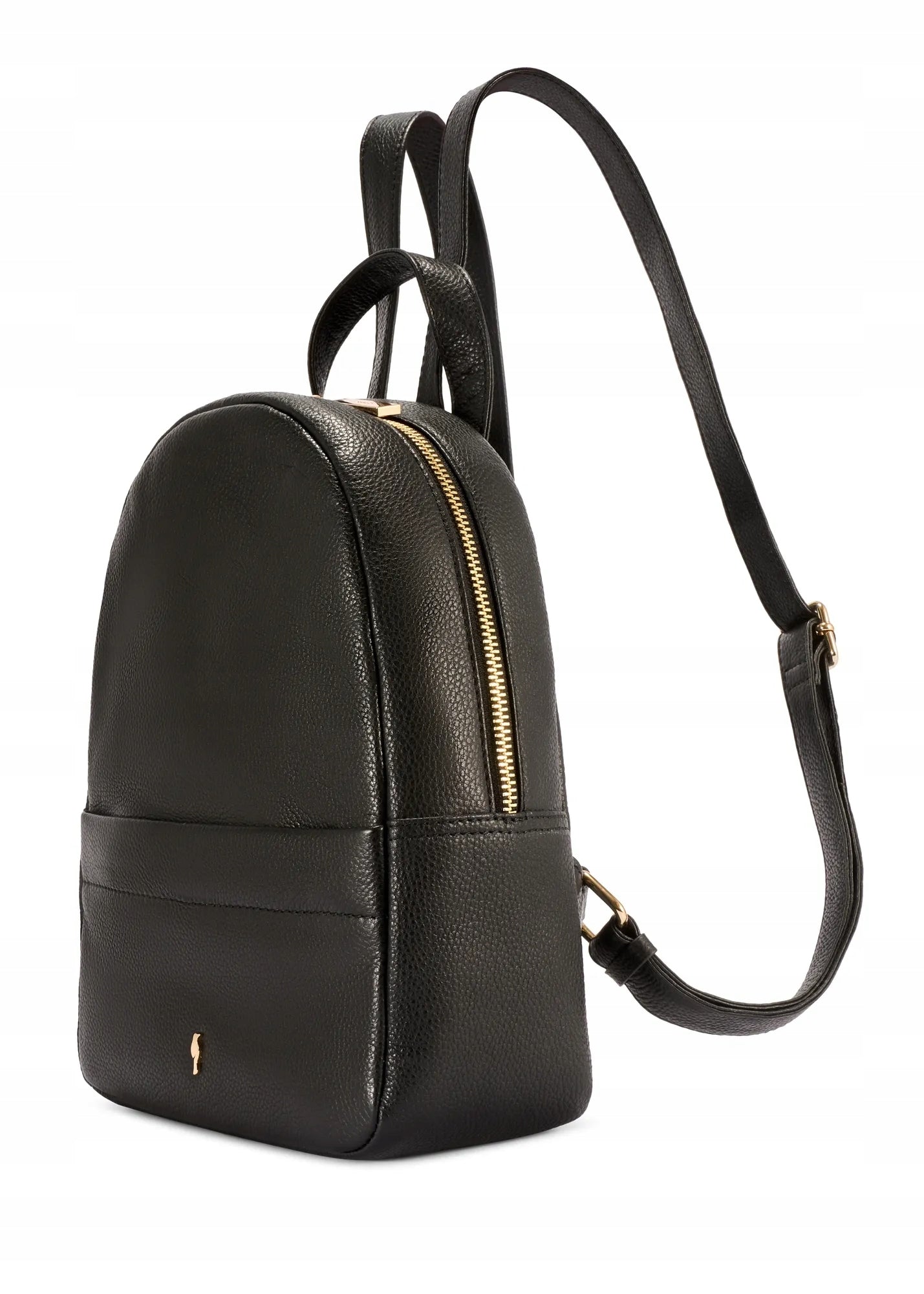 OCHNIK Black Medium Leather Women's Backpack TORES-1268-9I(W26) Brand OCHNIK