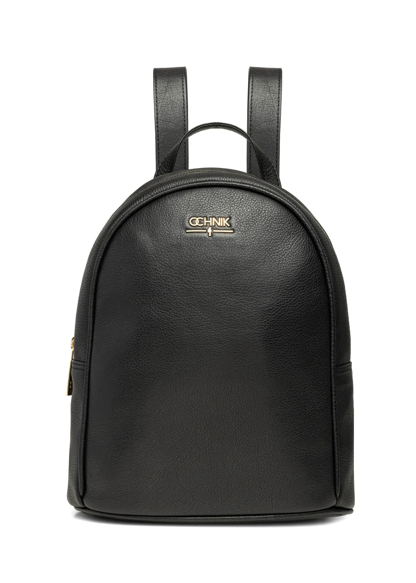 OCHNIK Black leather women's backpack TORES-1228-99(W26)