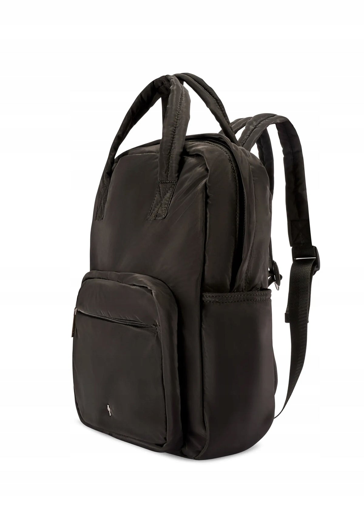 OCHNIK Black nylon women's backpack TOREN-0341-99(W26) Brand OCHNIK