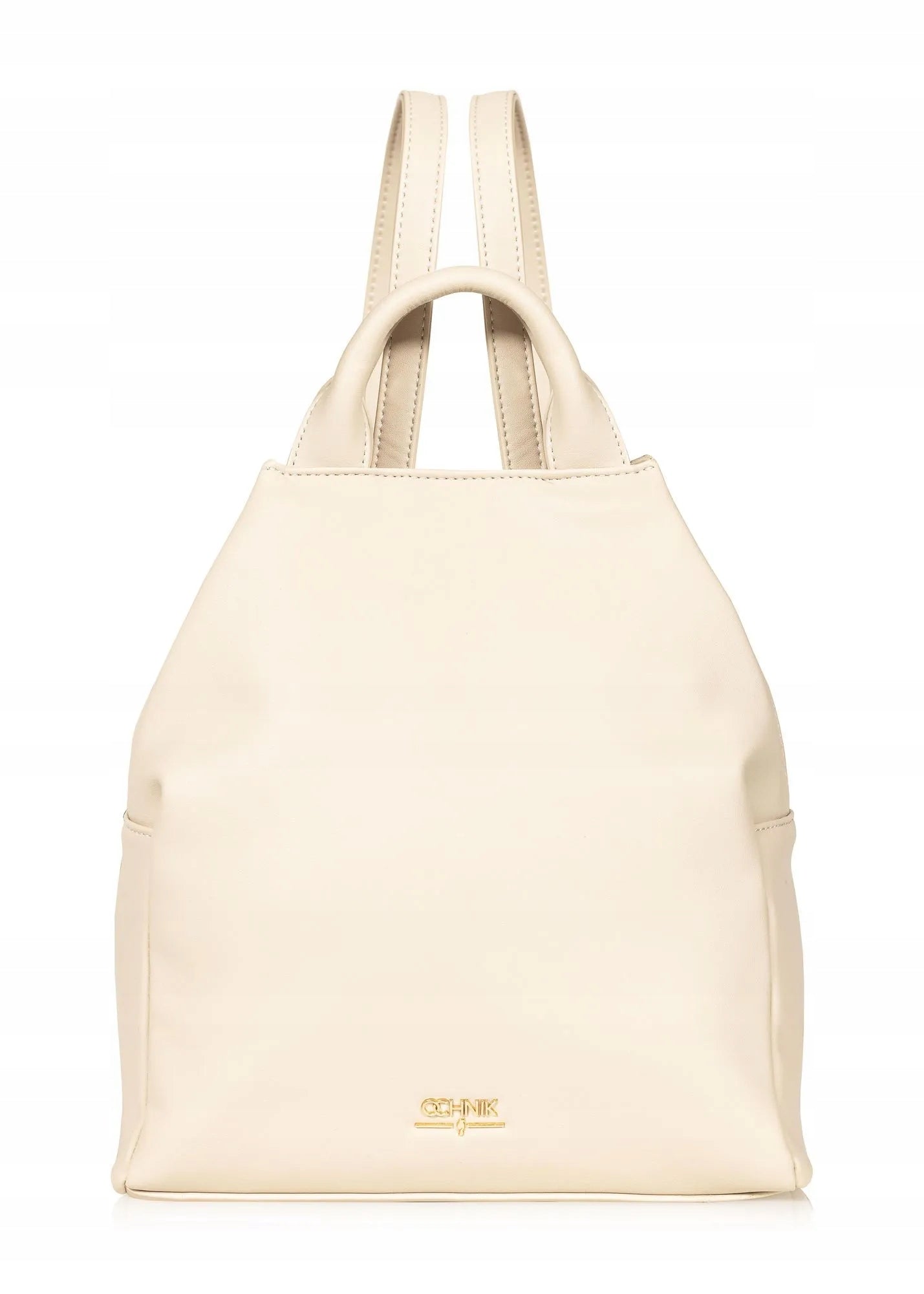 OCHNIK Cream imitation leather women's backpack TOREC-0923-0B(W26)