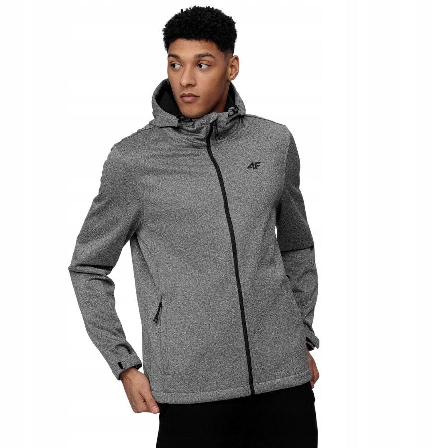 Jacke für Herren 4F, grau 