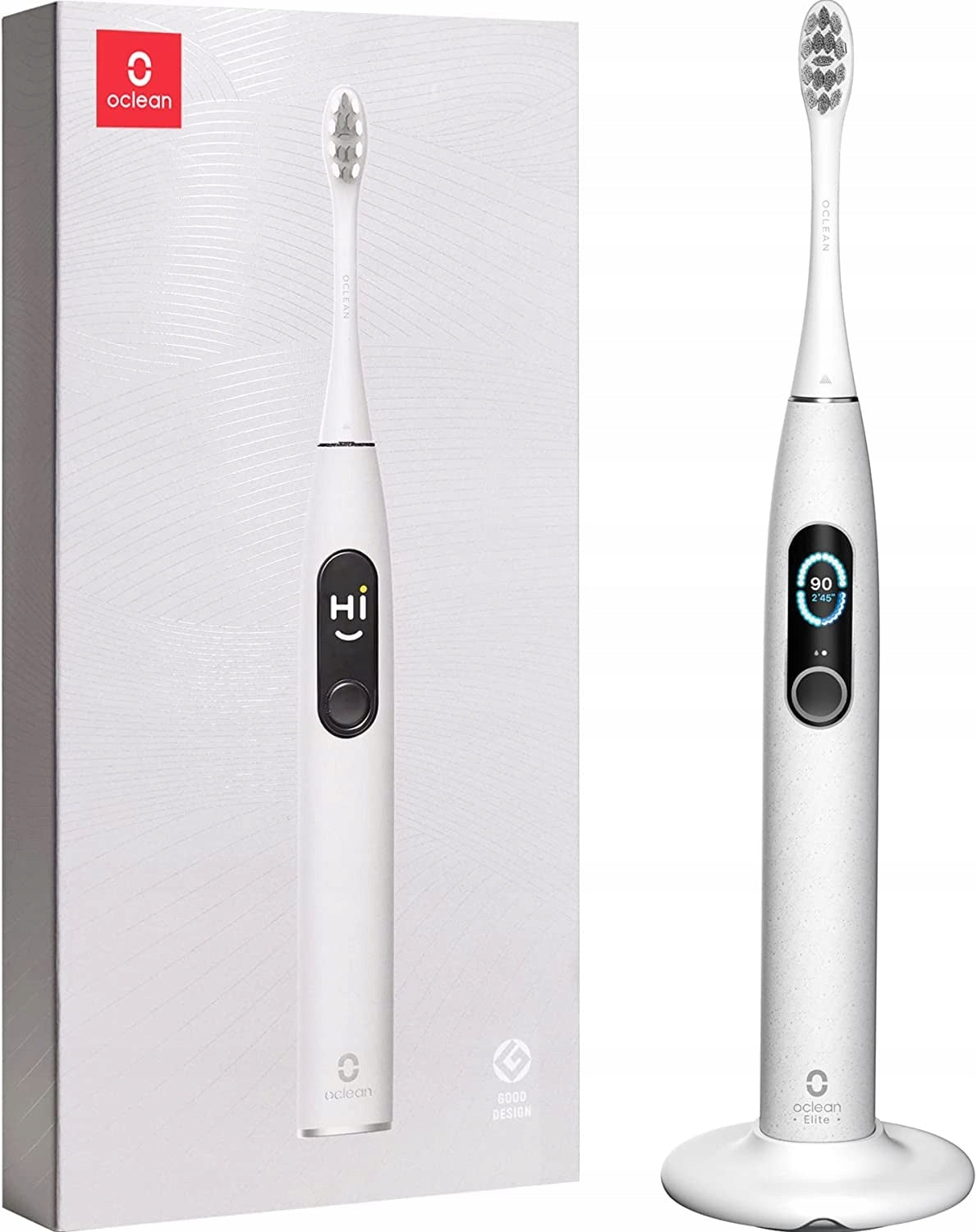 OCLEAN X Pro Elite Electric Toothbrush with Touch Screen Quiet IPX7