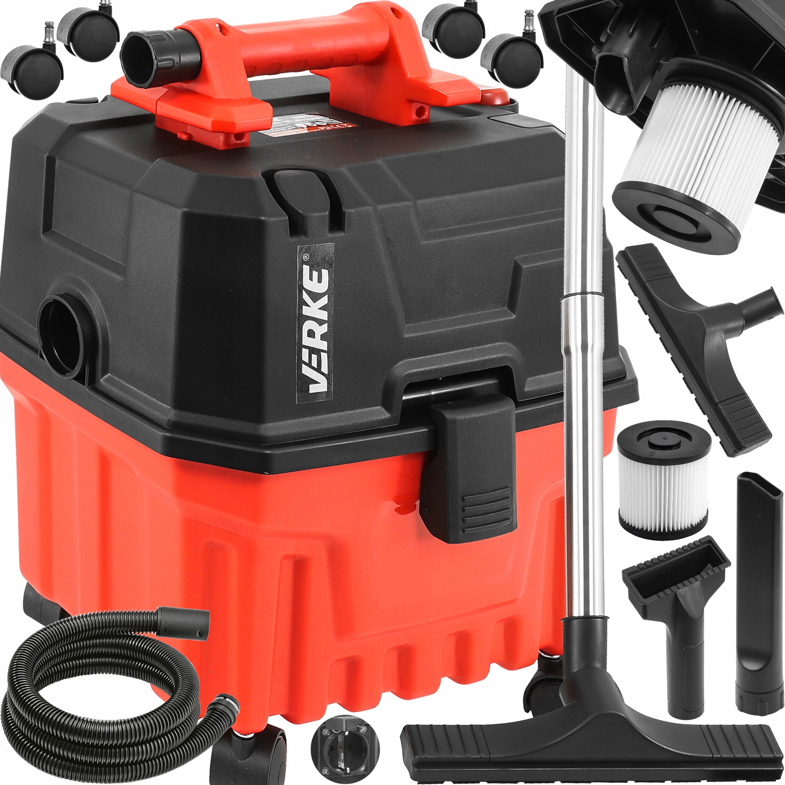 Elektrischer Industriestaubsauger Verke 15 L, 1400 W 