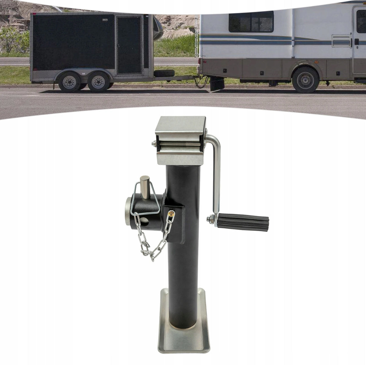 OEM Bollard lift 1T steel Q235 manual 26 cm | lifting capacity 1000 kg