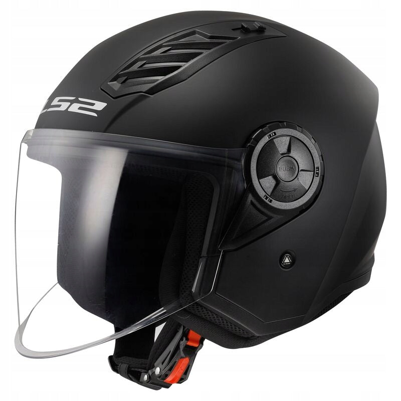 OF616 JET LS2 AIRFLOW II OPEN HELMET MATT BLACK MATT L