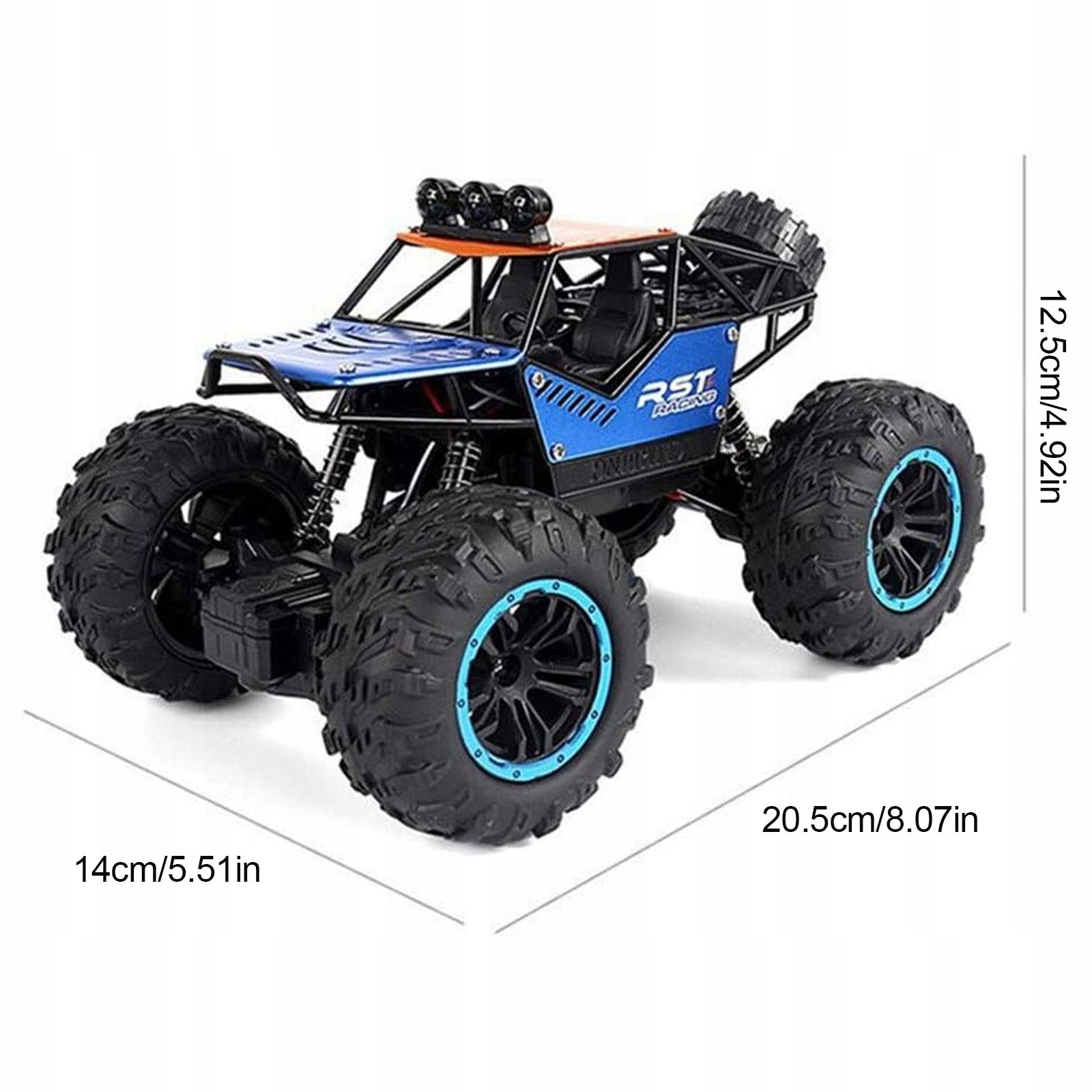 OFF-ROAD CAR FOR REMOTE CONTROL RC 1:18 WITH POWERFUL TIRE MOTOR Packaging status original