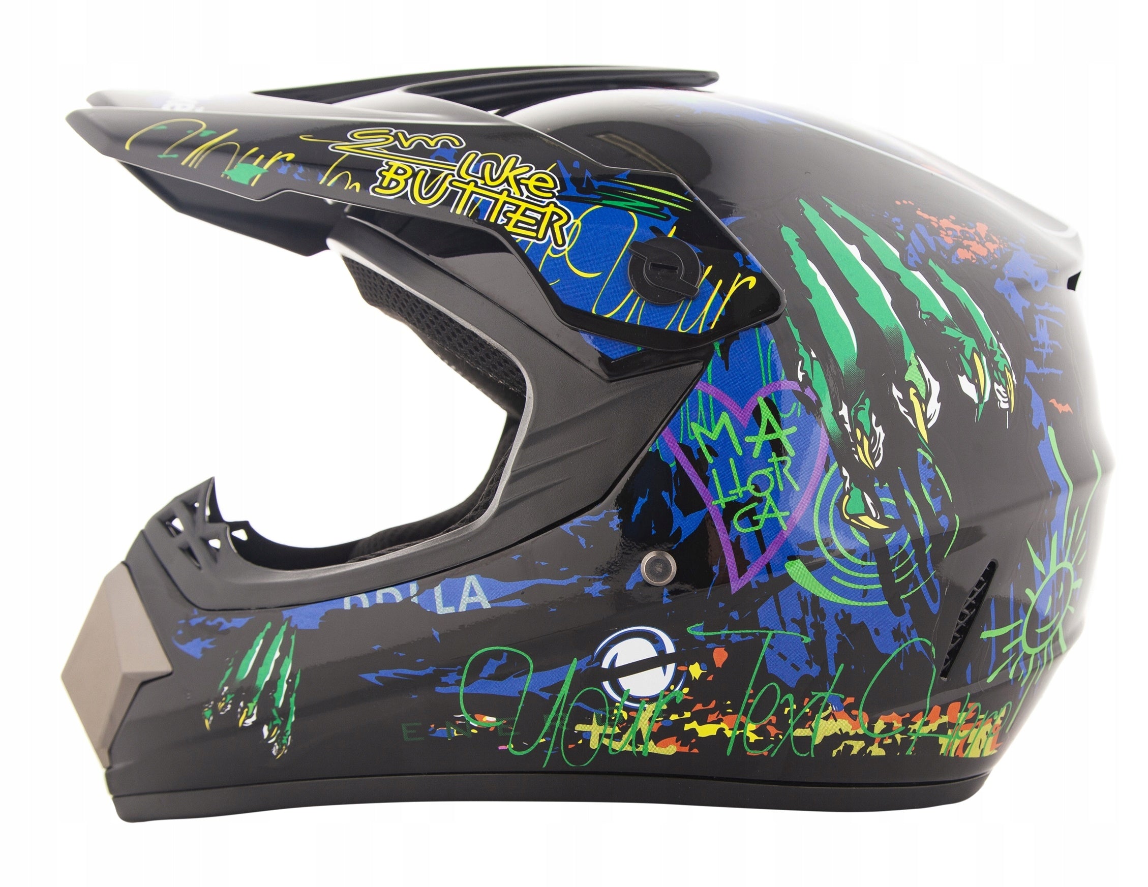 OFF ROAD CROSS HELMET LIGHT FOR CROSS ENDURO QUAD ATV BMX SCOOTER XS Manufacturer City-Bike