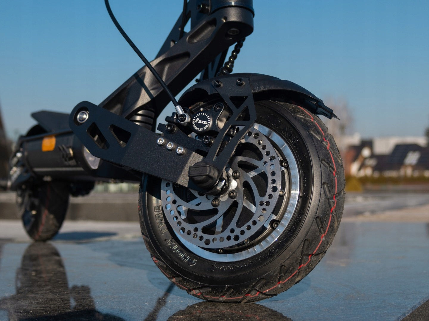 OFF-ROAD ELECTRIC SCOOTER FOR ADULTS 2x1000W 18Ah52V TECHLIFE X8 V3 Color black