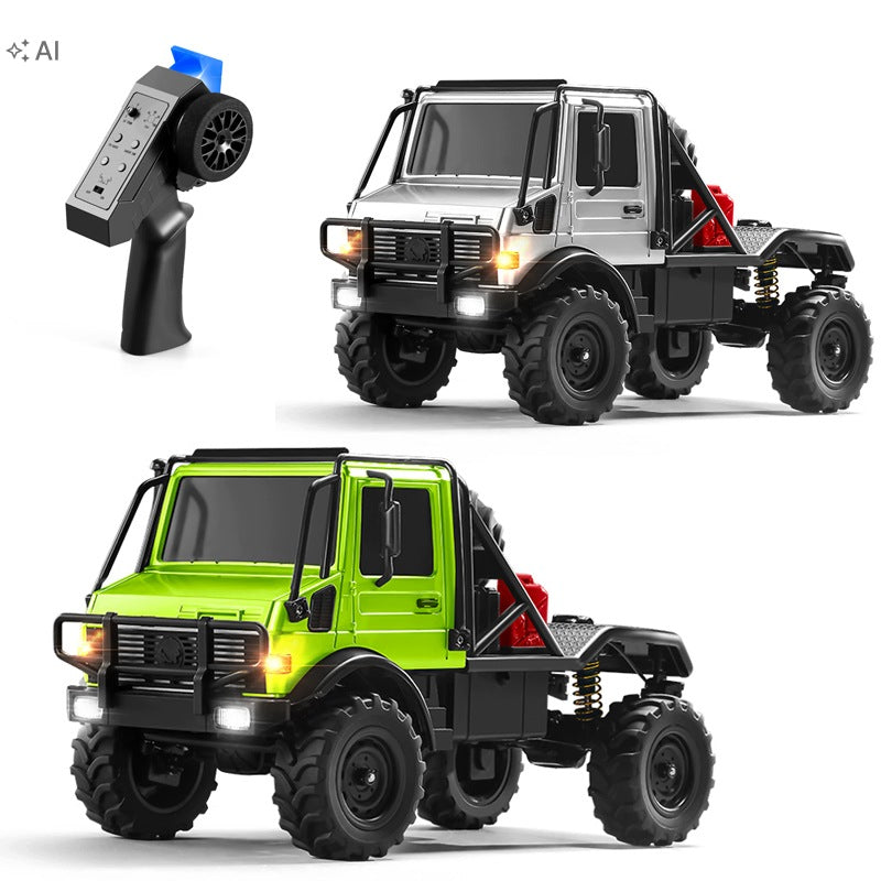 OFF-ROAD VEHICLE 4x4 MN-333 METAL BODY AUTO RC U4000 GREEN Packaging status original