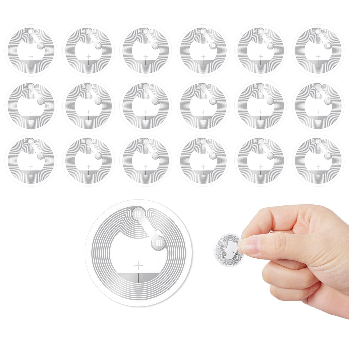 OFFCUP 20PCS NFC TAG NTAG215 PROGRAMMABLE MULTIPLE NFC STICKERS