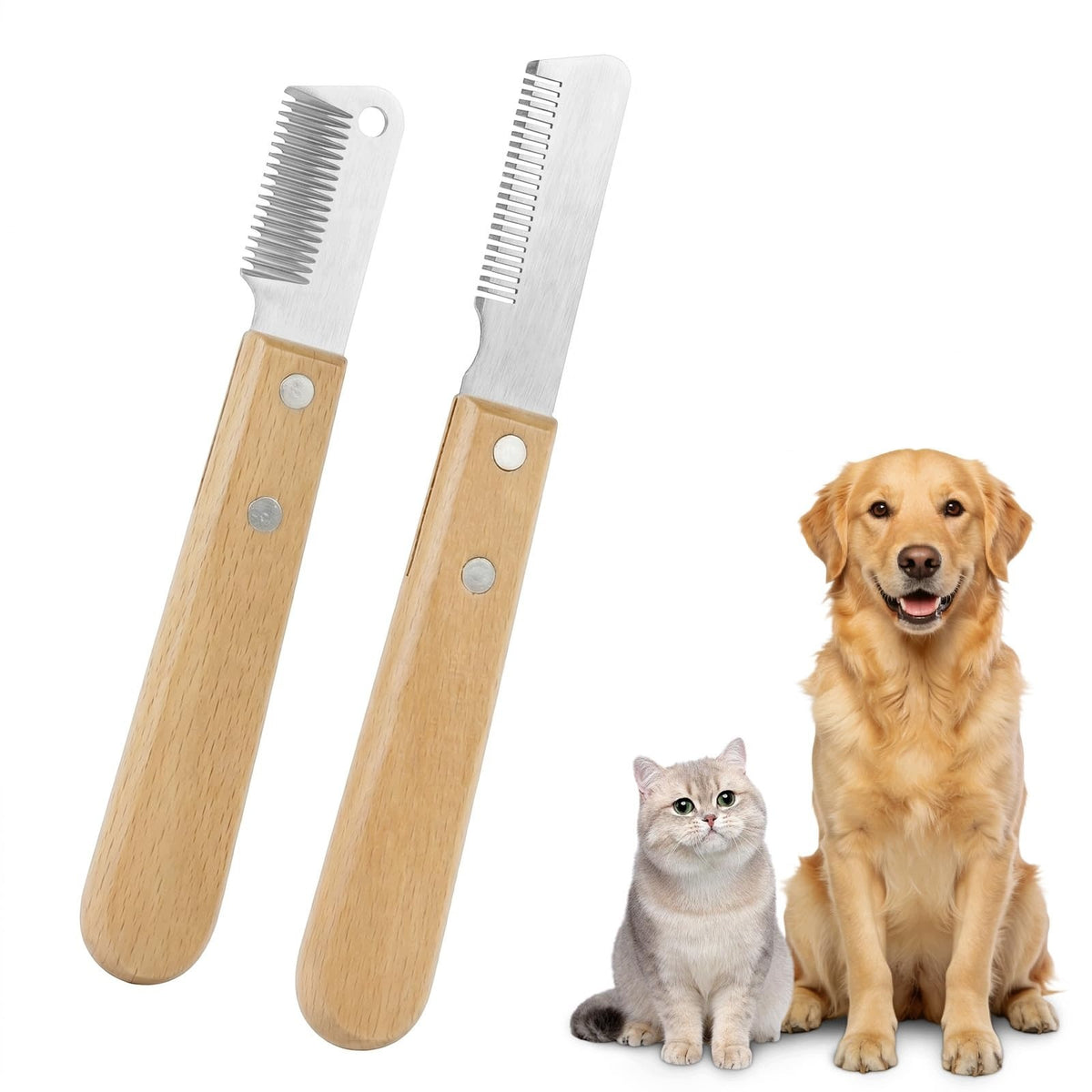 OFFCUP TRIM KNIFE FOR DOGS AND CATS HAIR CARE KNIFE WITH