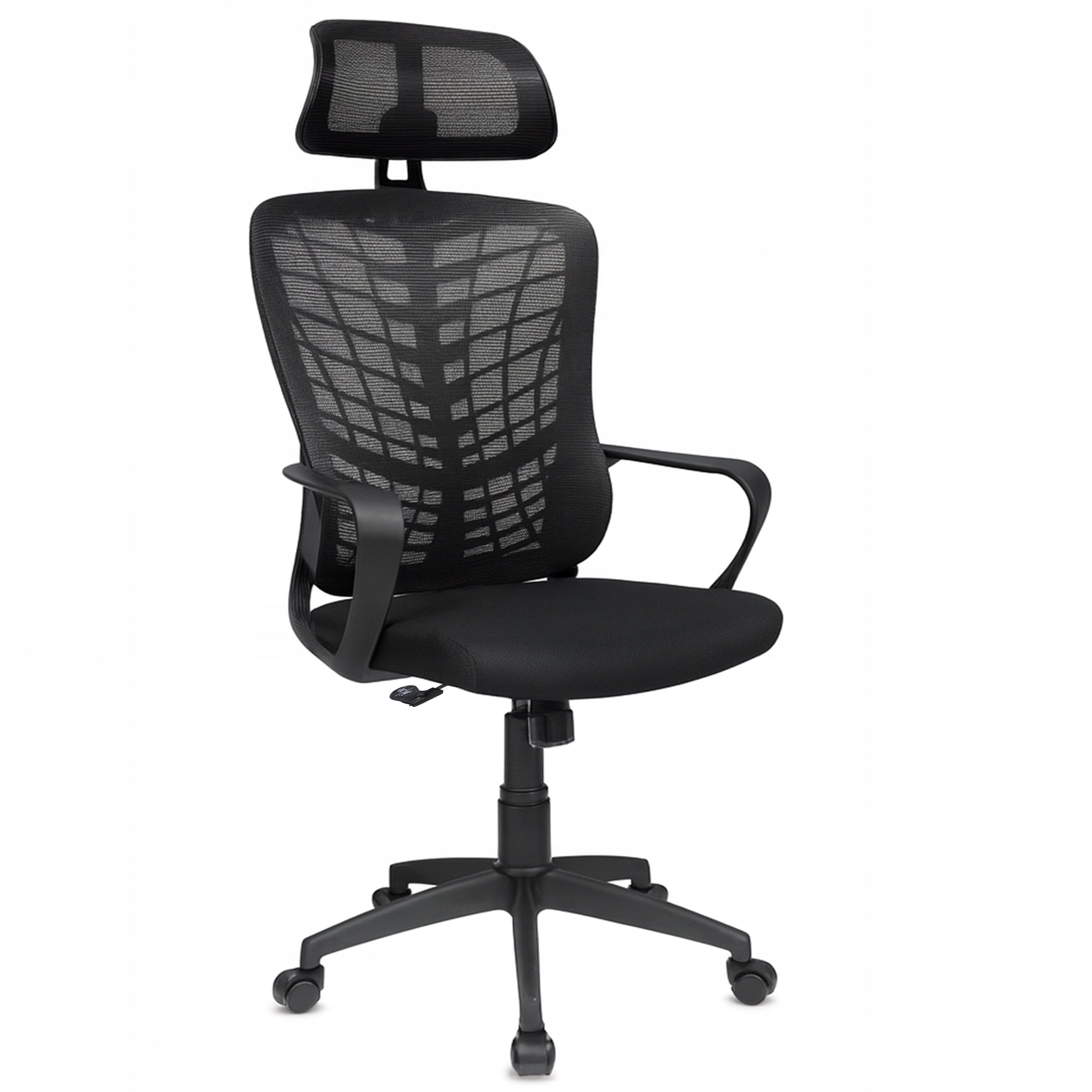 OFFICE CHAIR ADJUSTABLE SWIVEL OFFICE CHAIR ERGONOMIC KB108 BLACK