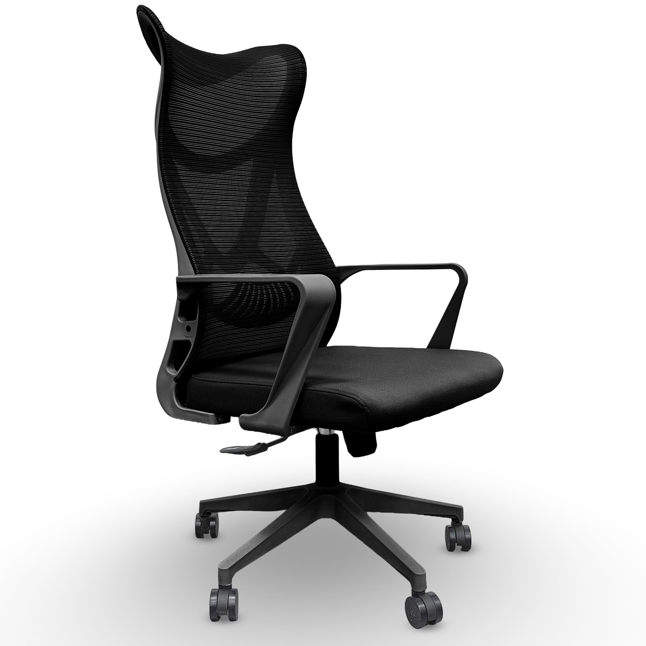 OFFICE CHAIR ADJUSTABLE SWIVEL OFFICE CHAIR ERGONOMIC KB113 BLACK
