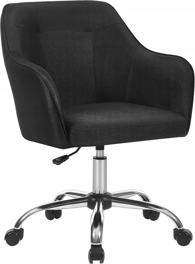 OFFICE CHAIR ERGONOMIC BLACK ADJUSTABLE SONGMICS