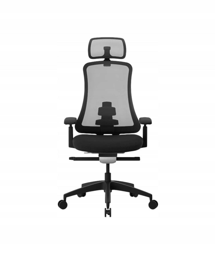 OFFICE CHAIR ERGONOMIC MESH ARMRESTS ADJUSTABLE FLEXISPOT BLACK