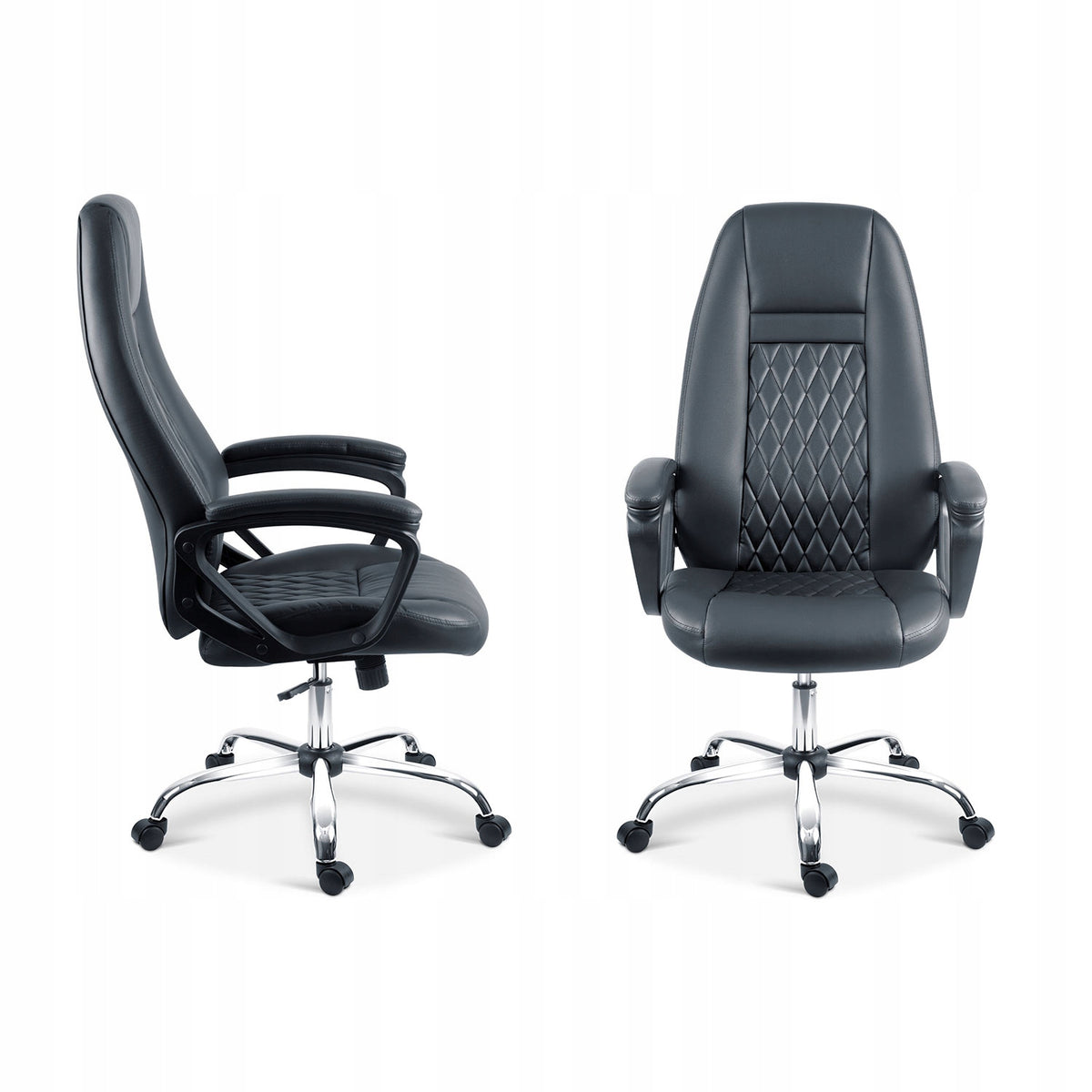 OFFICE CHAIR ERGONOMIC SWIVEL ADJUSTABLE FAUX LEATHER DESK CHAIR Packaging status original
