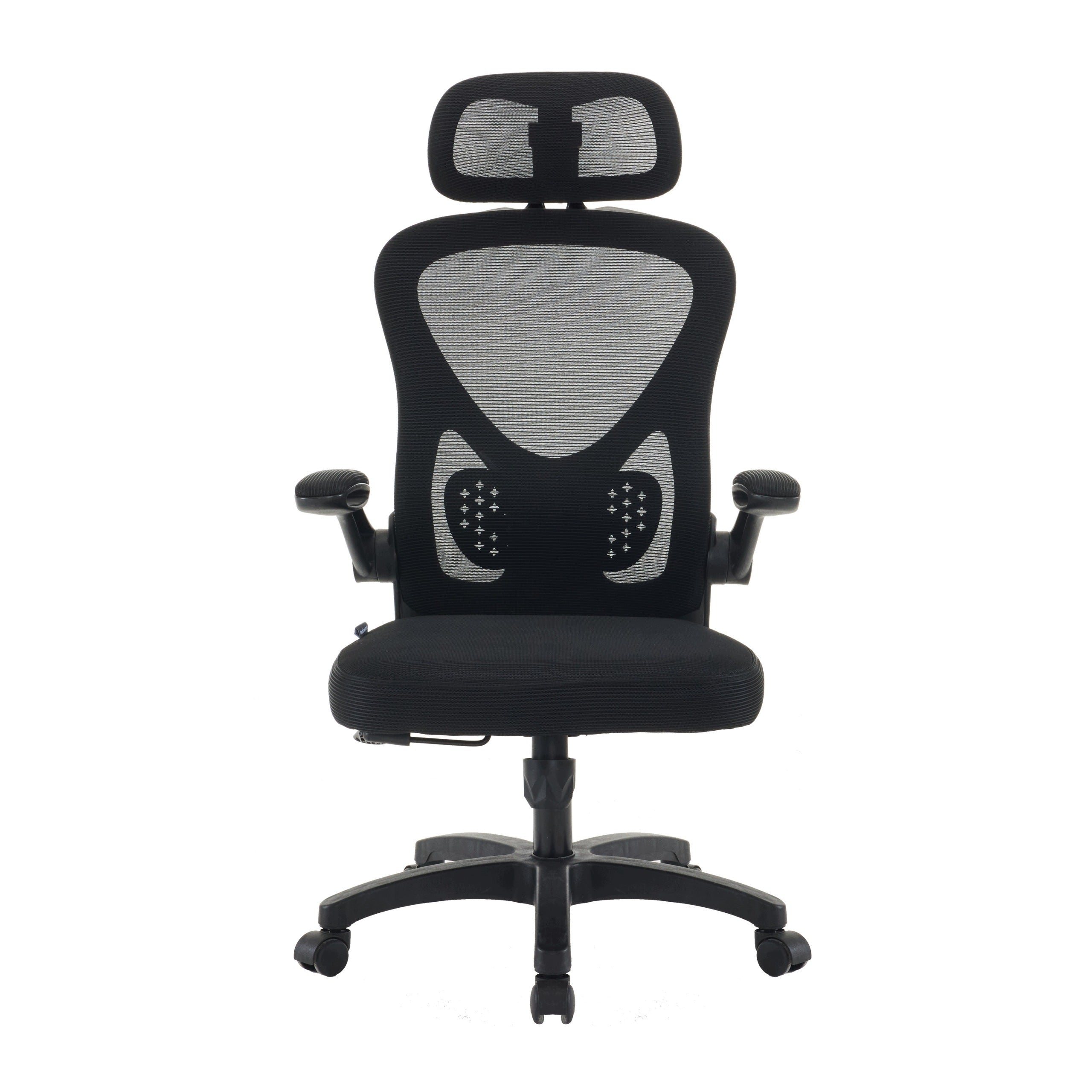 OFFICE CHAIR ERGONOMIC SWIVEL CHAIR ADJUSTABLE HEADREST FOR WORK Packaging status original