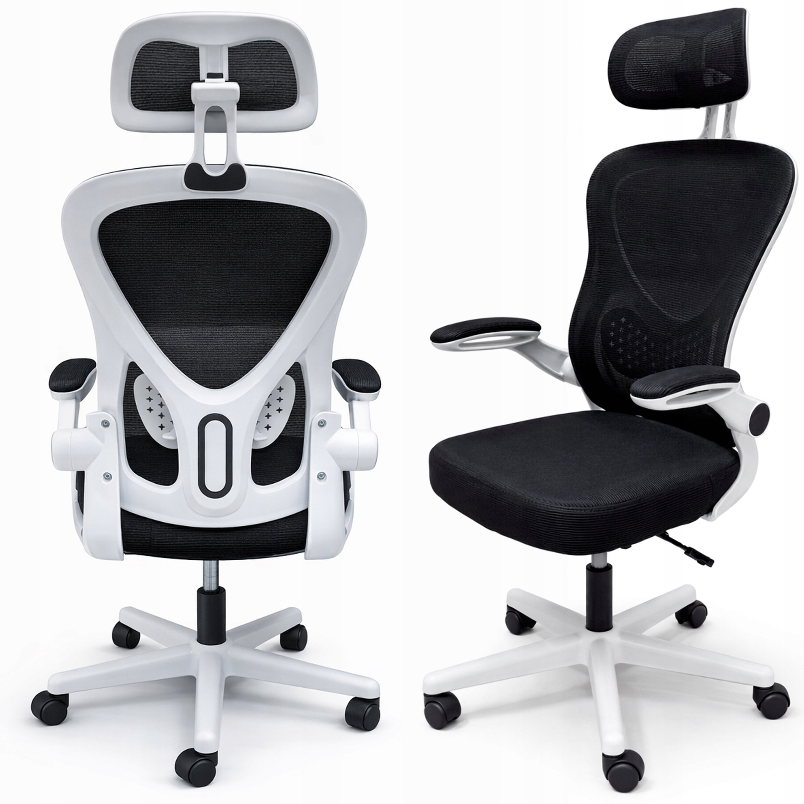 OFFICE CHAIR ERGONOMIC SWIVEL CHAIR ADJUSTABLE HEADREST FOR WORK