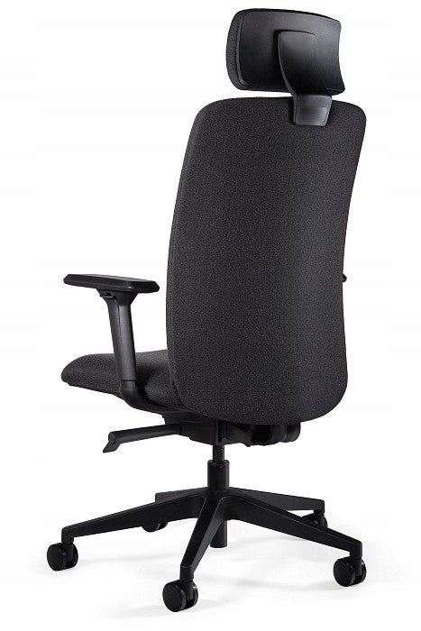 OFFICE CHAIR ERGONOMIC SWIVEL ELI BLACK CHAIR FABRIC ADJUSTABLE EAN (GTIN) 5908242431437