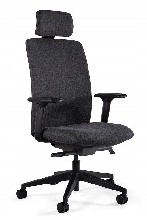 OFFICE CHAIR ERGONOMIC SWIVEL ELI BLACK CHAIR FABRIC ADJUSTABLE