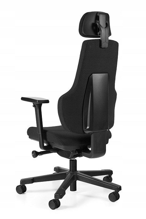 OFFICE CHAIR ERGONOMIC SWIVEL N9 BLACK FABRIC ADJUSTABLE FOR DESK Manufacturer code UN2409-1H