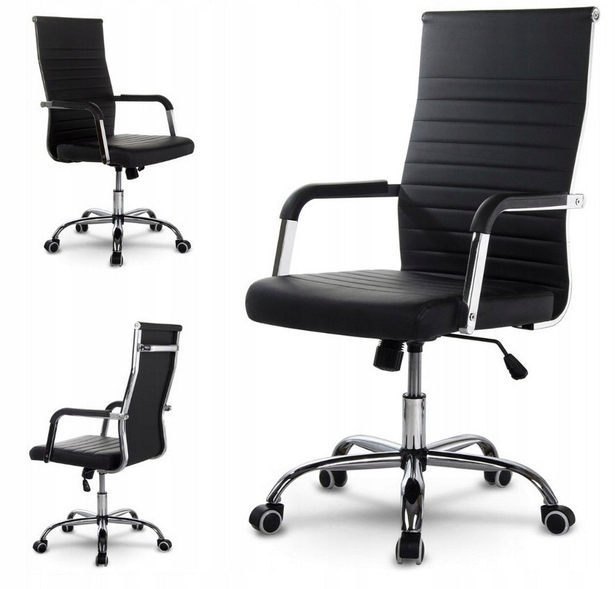 OFFICE CHAIR ERGONOMICZBY ROTARY PROFILED COMFORTABLE GAMI BLACK