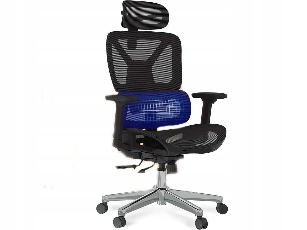OFFICE CHAIR FLEXISPOT ERGOX BLACK MESH HEADREST 3D 136 KG 135ST