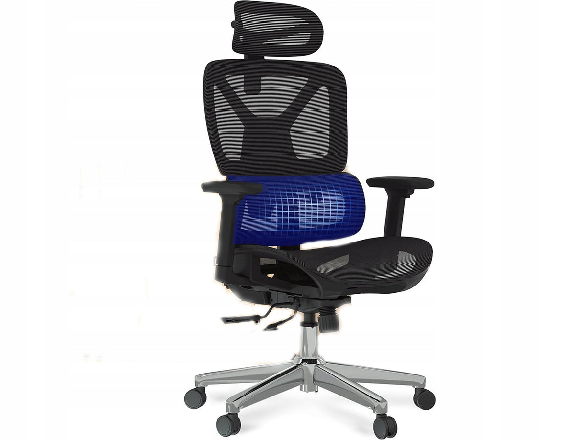 OFFICE CHAIR FLEXISPOT ERGOX BLACK MESH HEADREST 3D 136 KG 135ST