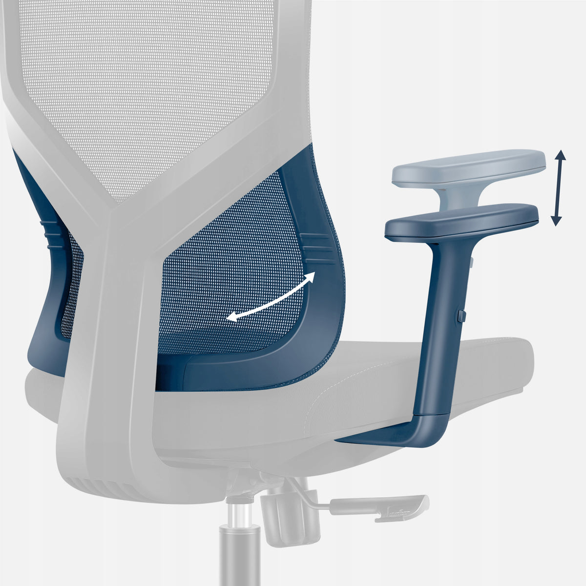OFFICE CHAIR MARK ADLER MANAGER 3.3 SWIVEL BLACK MESH SWIVEL BLACK Brand Markadler