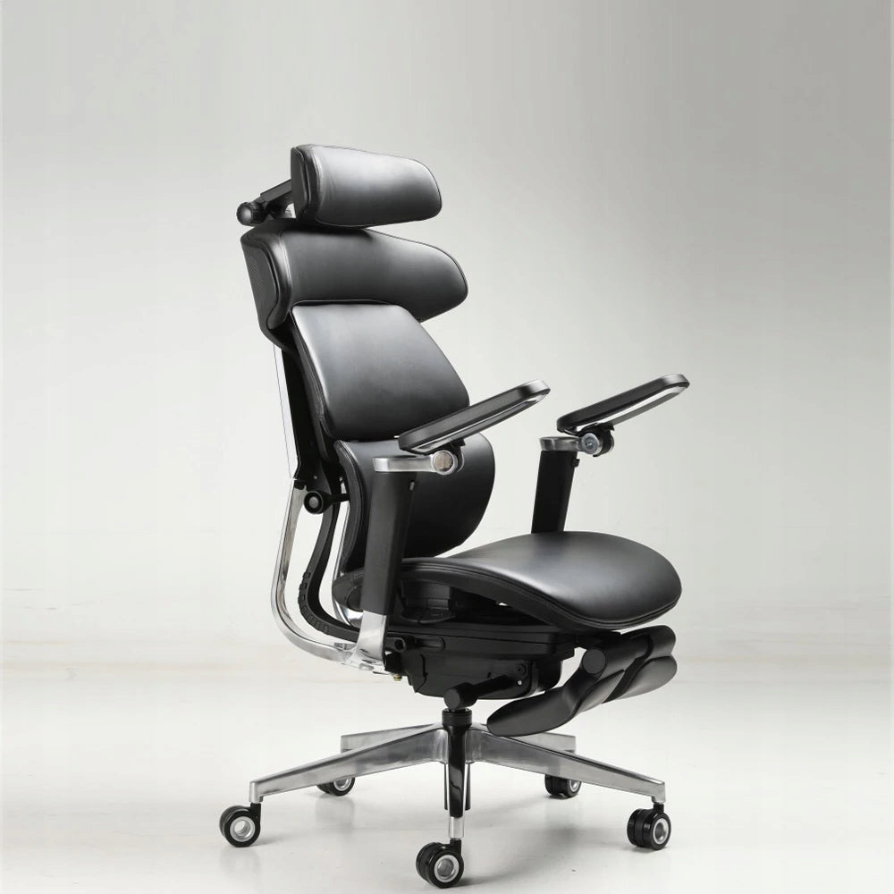 OFFICE CHAIR SCORPIO SWIVEL CHAIR ERGONOMIC ADJUSTABLE LEATHER Brand Meb-lab