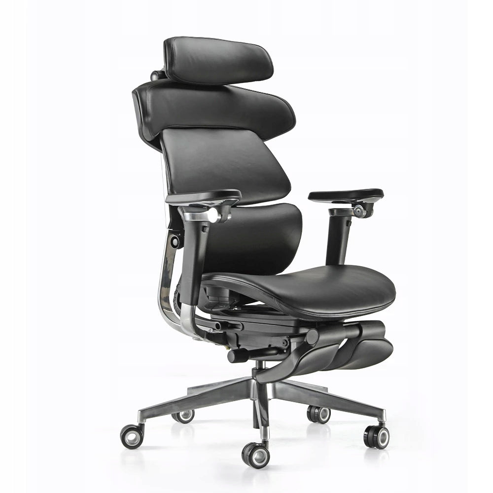 OFFICE CHAIR SCORPIO SWIVEL CHAIR ERGONOMIC ADJUSTABLE LEATHER