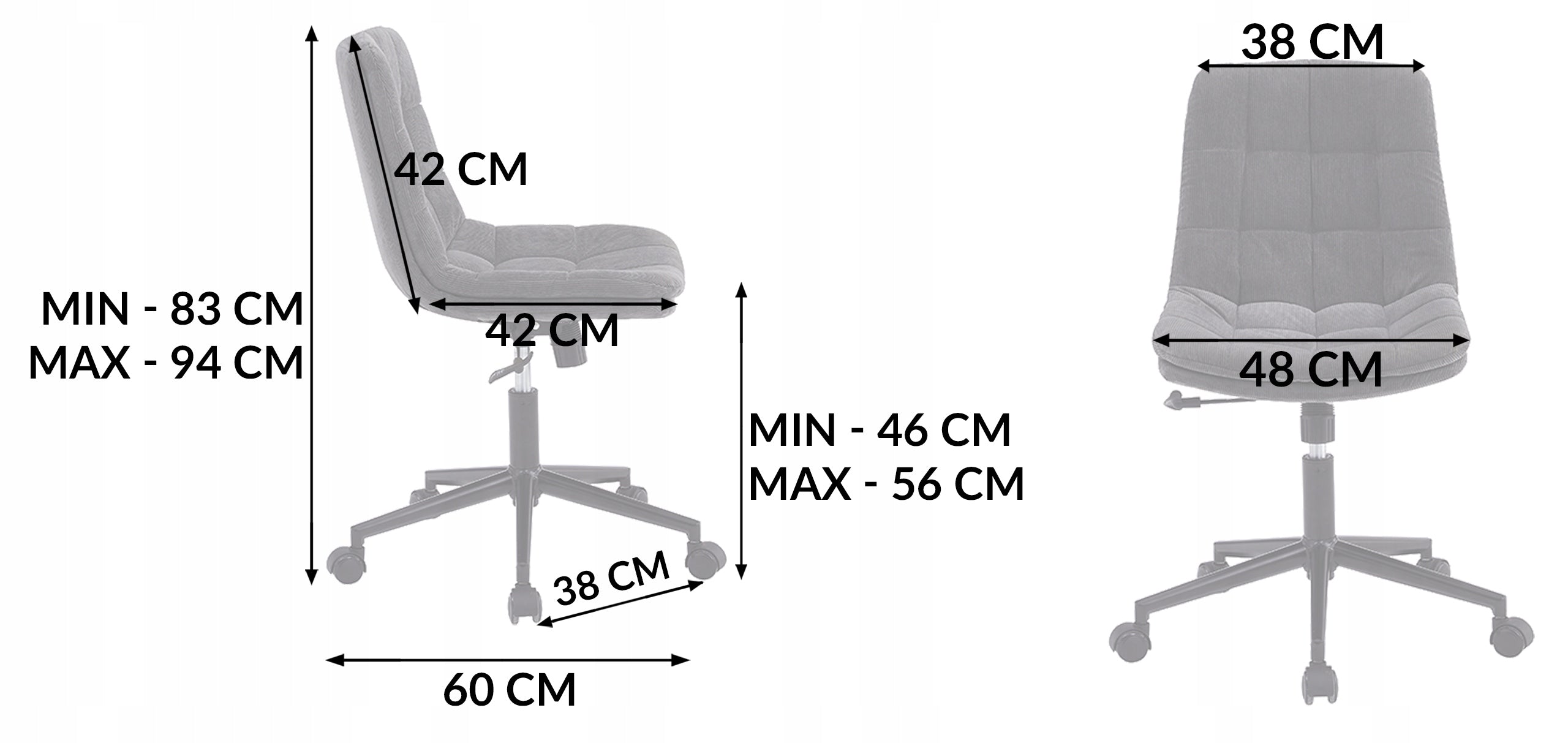 OFFICE CHAIR SWIVEL ADJUSTABLE OFFICE CHAIR KTB205 COMFI SZTR PINK EAN (GTIN) 5907368791333