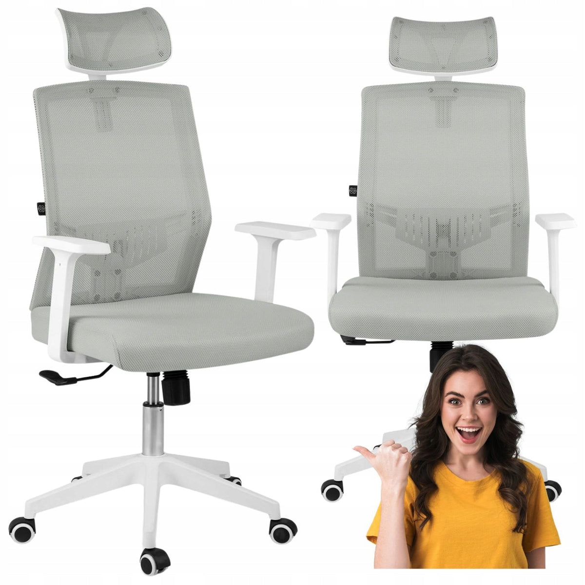 OFFICE CHAIR SWIVEL BOSS ERGONOMIC MICRO MESH OFFICE CHAIR