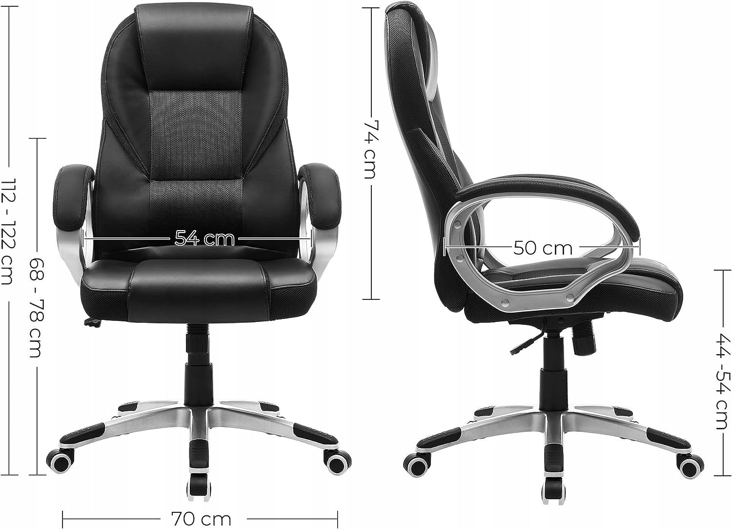 OFFICE CHAIR SWIVEL CHAIR BOSS ADJUSTABLE ERGONOMIC Manufacturer code OBG22B