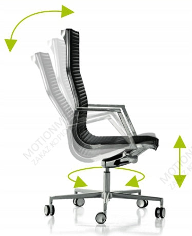 OFFICE CHAIR SWIVEL CHAIR DESMOND GREY P[OIELATY HALMAR FAUX LEATHER Brand Halmar