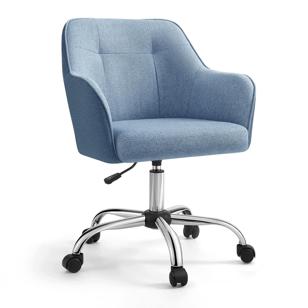 OFFICE CHAIR SWIVEL CHAIR HEIGHT ADJUSTABLE BLUE SONGMICS