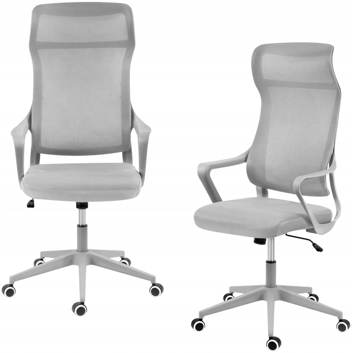 OFFICE CHAIR SWIVEL CHAIR MICRO MESH DESK CHAIR GREY