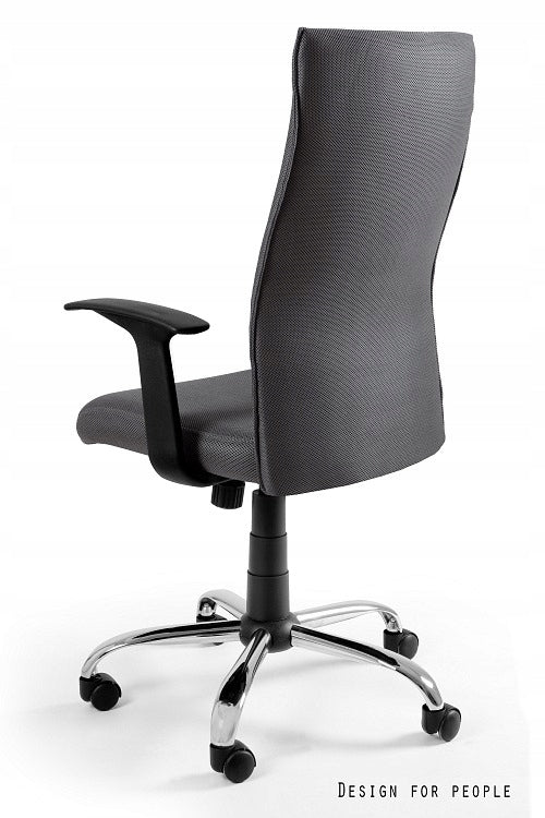 OFFICE CHAIR SWIVEL CHAIR WITH WHEELS GREY Brand Unique