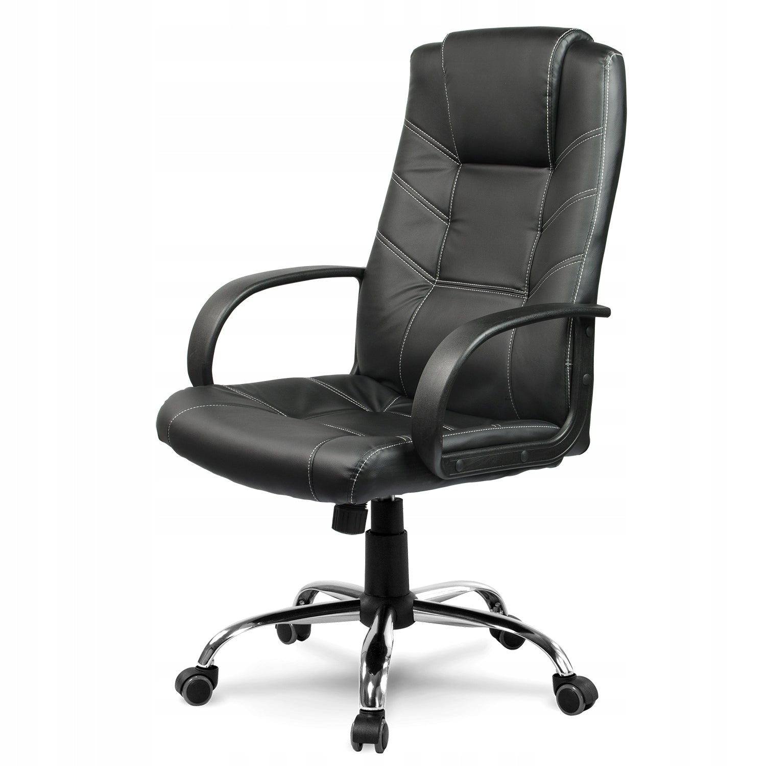 OFFICE CHAIR SWIVEL CHROME OFFICE CHAIR SOFOTEL 221 black leather LARGE Manufacturer code 2210