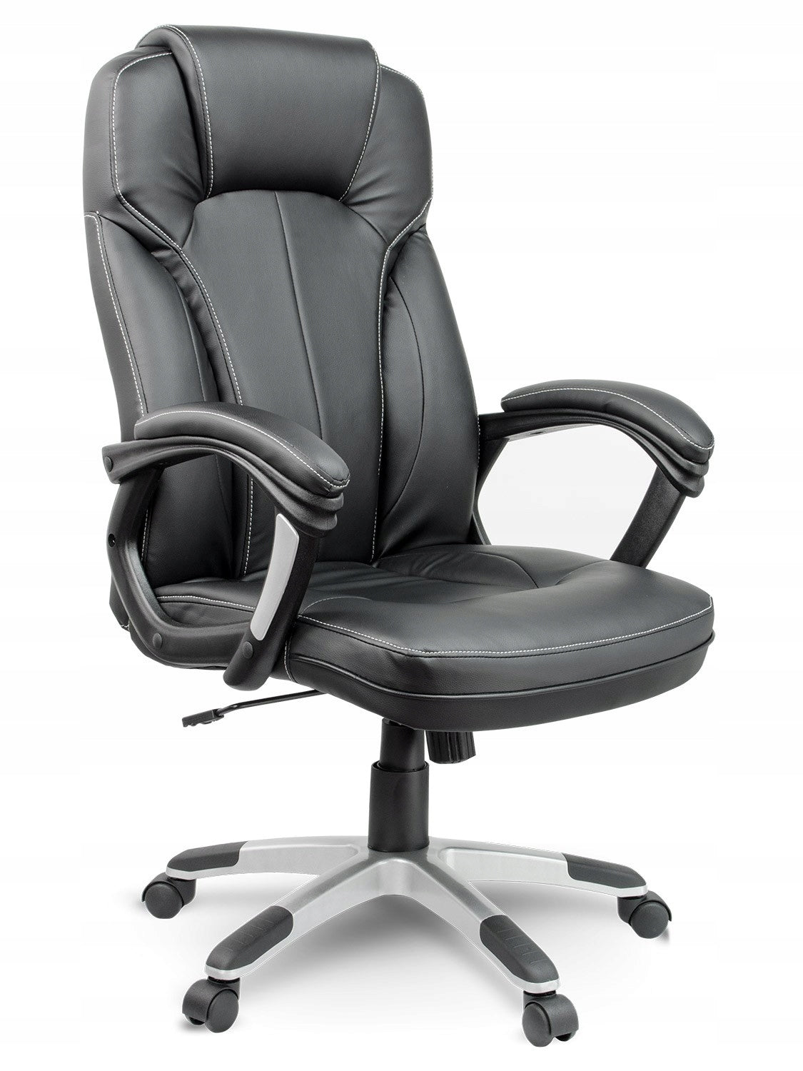 OFFICE CHAIR SWIVEL COMFORTABLE FAUX LEATHER DESK CHAIR BLACK Brand no brand