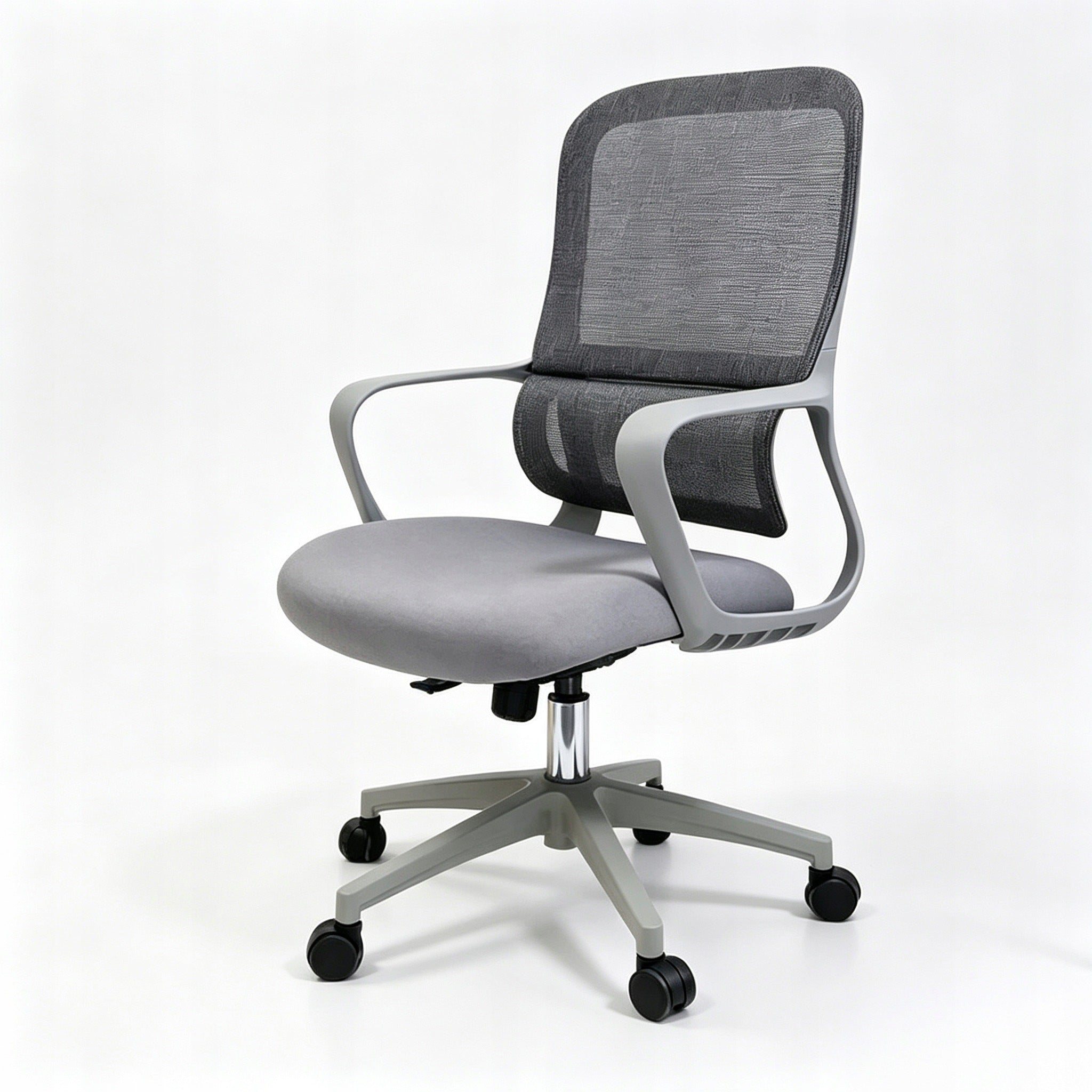 OFFICE CHAIR SWIVEL DESK CHAIR ERGONOMIC MICRO MESH GREY