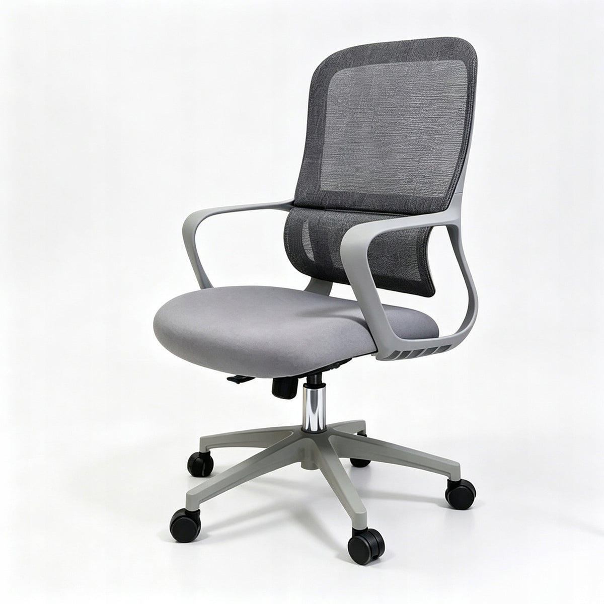 OFFICE CHAIR SWIVEL DESK CHAIR ERGONOMIC MICRO MESH GREY