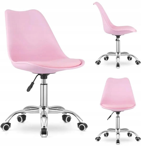 OFFICE CHAIR SWIVEL DESK CHAIR MODERN PINK COLOR